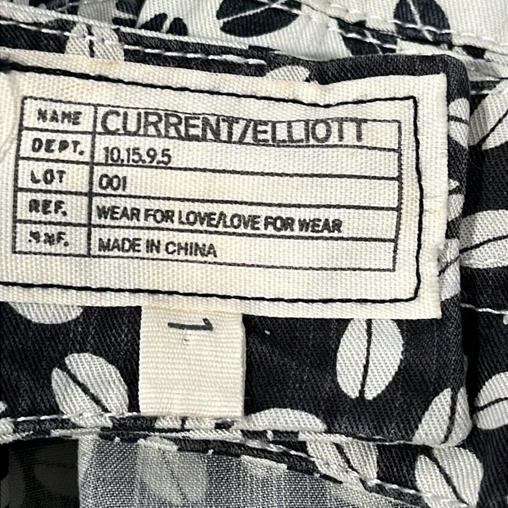 Current/Elliott Ruffle Dress Black White Print Cut Out Back Flirty Polka Dot - Picture 7 of 16
